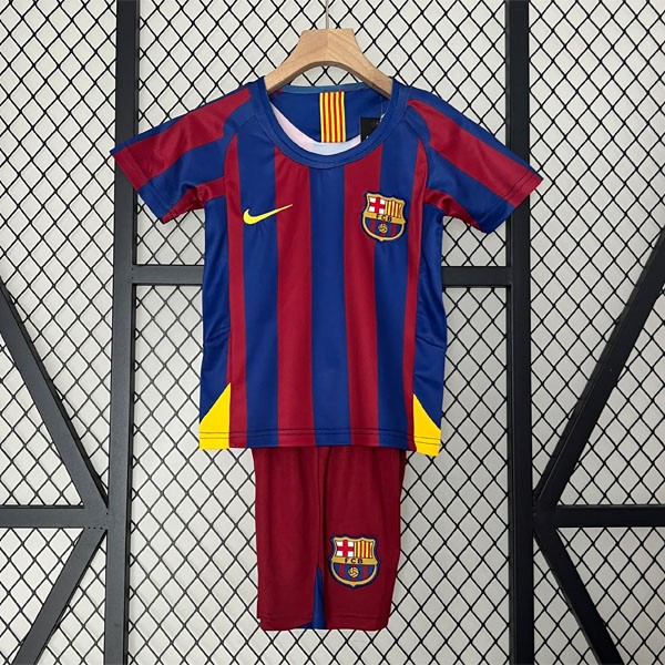 Camiseta Barcelona 1ª Retro Niño 2005 2006